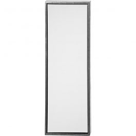 Entoile avec Cadre en Bois, dim. 30x90 cm, 360 gr, argent antique, blanc, 1 pièce [HOB-25761]