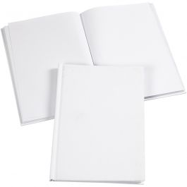 Carnet de notes, A5, ép. 8 mm, 80 gr, blanc, 1 pièce [HOB-26353]