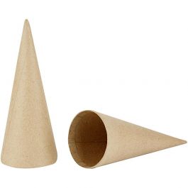 Cônes, H : 20 cm, d 8 cm, 5 pièces/ 1 Pq. [HOB-265061]