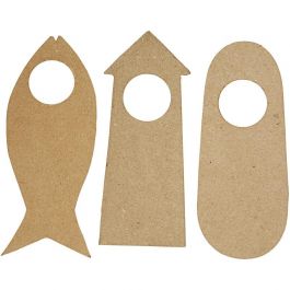 Panneau de poignée de porte, dim. 10x25 cm, 6 pièces/ 1 Pq. [HOB-265821]
