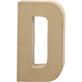 Buchstaben, D, H 20,2 cm, B 11,5 cm, Dicke 2,5 cm, 1 Stk [HOB-26603]