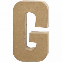 Buchstaben, G, H 20,5 cm, B 11,5 cm, Dicke 2,5 cm, 1 Stk [HOB-26606]
