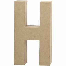 Buchstaben, H, H 20,2 cm, B 11,2 cm, Dicke 2,5 cm, 1 Stk [HOB-26607]