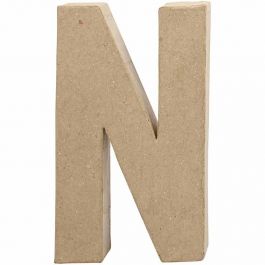 Buchstaben, N, H 20,2 cm, B 11,5 cm, Dicke 2,5 cm, 1 Stk [HOB-26613]