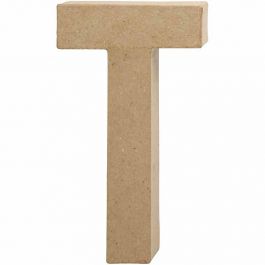 Buchstaben, T, H 20,5 cm, B 11 cm, Dicke 2,5 cm, 1 Stk [HOB-26619]