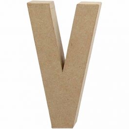Buchstaben, V, H 20,5 cm, B 11,5 cm, Dicke 2,5 cm, 1 Stk [HOB-26621]
