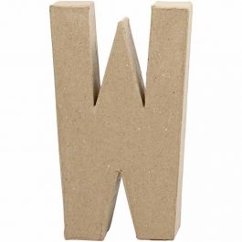 Buchstaben, W, H 20,3 cm, B 11,4 cm, Dicke 2,5 cm, 1 Stk [HOB-26622]