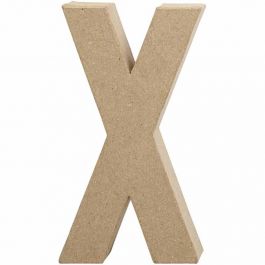 Buchstaben, X, H 20,2 cm, B 10,5 cm, Dicke 2,5 cm, 1 Stk [HOB-26623]