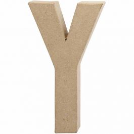 Buchstaben, Y, H 20 cm, B 11,5 cm, Dicke 2,5 cm, 1 Stk [HOB-26624]