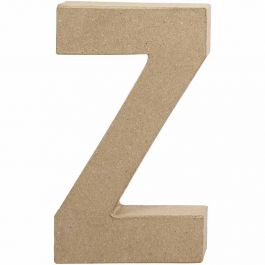 Buchstaben, Z, H 20,2 cm, B 11,2 cm, Dicke 2,5 cm, 1 Stk [HOB-26625]
