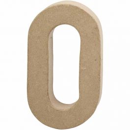 Zahl, 0, H 20,4 cm, B 11,7 cm, Dicke 2,5 cm, 1 Stk [HOB-26638]