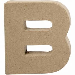 Lettre, B, H : 10 cm, L : 9 cm, ép. 1,7 cm, 1 pièce [HOB-26640]