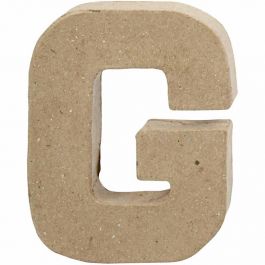 Lettre, G, H : 10 cm, L : 7,7 cm, ép. 1,7 cm, 1 pièce [HOB-26645]