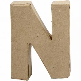Lettre, N, H : 10 cm, L : 7,8 cm, ép. 2 cm, 1 pièce [HOB-26652]