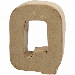 Lettre, Q, H : 10 cm, L : 7,8 cm, ép. 1,7 cm, 1 pièce [HOB-26655]
