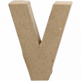 Lettre, V, H : 10 cm, L : 8 cm, ép. 1,7 cm, 1 pièce [HOB-26660]