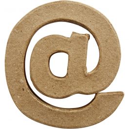Signe, @, H : 10 cm, L : 9 cm, ép. 1,7 cm, 1 pièce [HOB-26665]