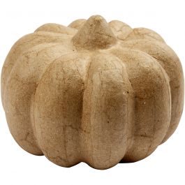 Citrouille, H : 9 cm, d 13 cm, 1 pièce [HOB-26731]