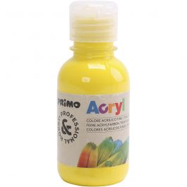 Peinture acrylique de luxe PRIMO, jaune primaire, 125 ml/ 1 flacon [HOB-638315]