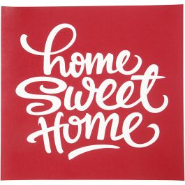 Pochoirs, Home sweet home, feuille 20x22 cm, 1 flles [HOB-27060]