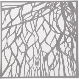 Pochoir, racines, dim. 30,5x30,5 cm, ép. 0,31 mm, 1 flles [HOB-27088]