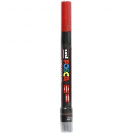 Marqueur Posca, dim. PCF350, trait 1-10 mm, pinceau, rouge, 1 pièce [HOB-271040]