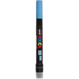 Marqueur Posca, dim. PCF350, trait 1-10 mm, pinceau, bleu clair, 1 pièce [HOB-271057]