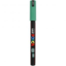 Feutre Posca, dim. PC-1MR, trait 0,7 mm, extra fin, vert, 1 pièce [HOB-272036]