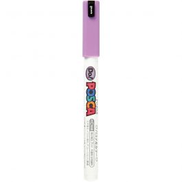 Feutre Posca, dim. PC-1MR, trait 0,7 mm, extra fin, violet pastel, 1 pièce [HOB-272155]