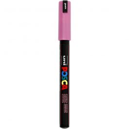 Feutre Posca, dim. PC-1MR, trait 0,7 mm, extra fin, pink métallique, 1 pièce [HOB-272850]