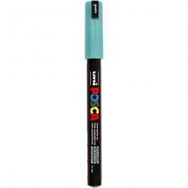 Feutre Posca, dim. PC-1MR, trait 0,7 mm, extra fin, vert métallique, 1 pièce [HOB-272870]