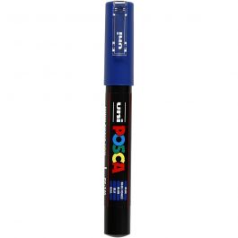 Feutre Posca, dim. PC-1M, trait 0,7 mm, extra fin, bleu, 1 pièce [HOB-273041]