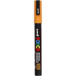 Feutre Posca, dim. PC-3M, trait 0,9-1,3 mm, fin, jaune clair, 1 pièce [HOB-274024]