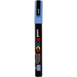 Feutre Posca, dim. PC-3M, trait 0,9-1,3 mm, fin, bleu ciel, 1 pièce [HOB-274031]