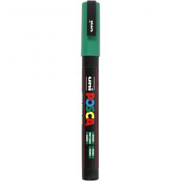 Feutre Posca, dim. PC-3M, trait 0,9-1,3 mm, fin, vert, 1 pièce [HOB-274036]