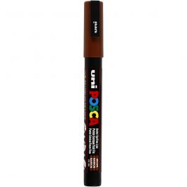 Feutre Posca, dim. PC-3M, trait 0,9-1,3 mm, fin, brun, 1 pièce [HOB-274045]