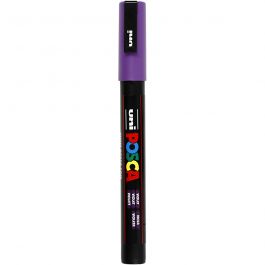 Feutre Posca, dim. PC-3M, trait 0,9-1,3 mm, fin, violet, 1 pièce [HOB-274055]
