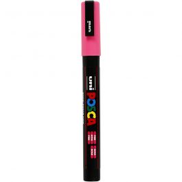 Feutre Posca, dim. PC-3M, trait 0,9-1,3 mm, fin, rose, 1 pièce [HOB-274056]