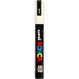 Feutre Posca, dim. PC-5M, trait 2,5 mm, moyen, ivoire, 1 pièce [HOB-276019]