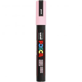 Feutre Posca, dim. PC-5M, trait 2,5 mm, moyen, rose clair, 1 pièce [HOB-276029]