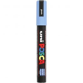 Feutre Posca, dim. PC-5M, trait 2,5 mm, moyen, bleu ciel, 1 pièce [HOB-276031]