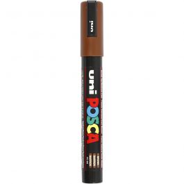 Feutre Posca, dim. PC-5M, trait 2,5 mm, moyen, brun, 1 pièce [HOB-276045]