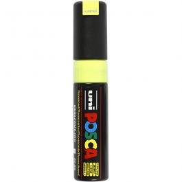 Feutre Posca, dim. PC-8K, trait 8 mm, large, jaune fluo, 1 pièce [HOB-278724]
