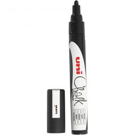 Kreide-Marker, Strichstärke 1,8-2,5, Schwarz, 1 Stk [HOB-279905]