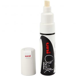 Kreide-Marker, Strichstärke 8 mm, Weiß, 1 Stk [HOB-279911]