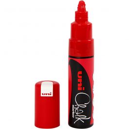 Kreide-Marker, Strichstärke 8 mm, Rot, 1 Stk [HOB-279940]