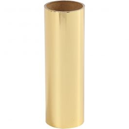 Film décoratif, L : 15,5 cm, ép. 0,02 mm, or, 50 cm/ 1 rouleau [HOB-283561]