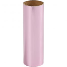 Film décoratif, L : 15,5 cm, ép. 0,02 mm, rose, 50 cm/ 1 rouleau [HOB-283564]