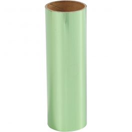 Film décoratif, L : 15,5 cm, ép. 0,02 mm, vert, 50 cm/ 1 rouleau [HOB-283565]