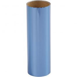 Film décoratif, L : 15,5 cm, ép. 0,02 mm, bleu foncé, 50 cm/ 1 rouleau [HOB-283566]